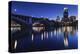 Third Avenue Bridge, Mississippi River, Minneapolis, Minnesota, USA-Walter Bibikow-Premier Image Canvas