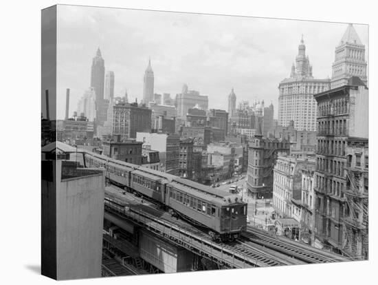 Third Avenue EL, New York, New York-John Lindsay-Premier Image Canvas