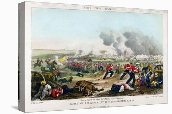 Thirty First Regiment, Battle of Ferozeshah, 2nd Day, 22nd December 1845-Madeley-Premier Image Canvas