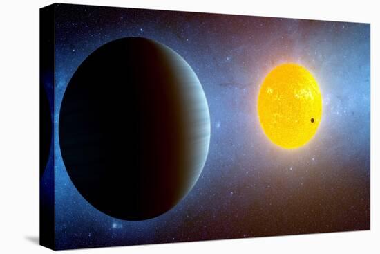 This Artist's Conception Depicts the Kepler-10 Star System-null-Stretched Canvas