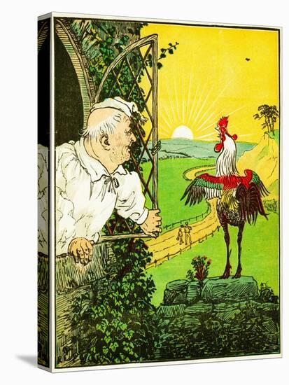 this is the Rooster that Crowed in the Morn, that Woke the Judge All Shaven and Shorn , Illustrati-Randolph Caldecott-Premier Image Canvas