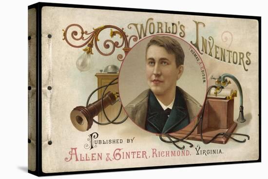 Thomas Alva Edison American Inventor-null-Stretched Canvas