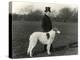 Thomas Fall with Borzoi-Thomas Fall-Premier Image Canvas