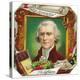 Thomas Jefferson Brand Cigar Outer Box Label-Lantern Press-Stretched Canvas