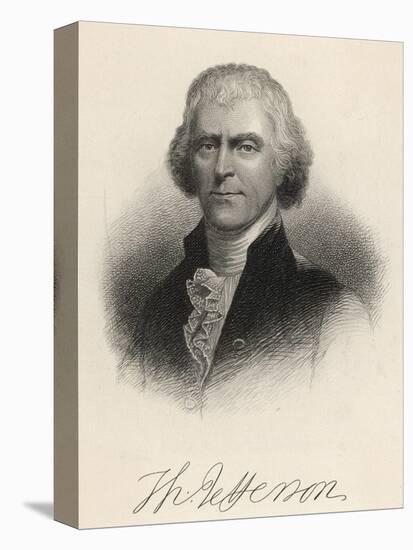 Thomas Jefferson Third President of the United States-null-Premier Image Canvas