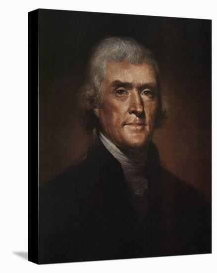 Thomas Jefferson-Rembrandt Peale-Stretched Canvas