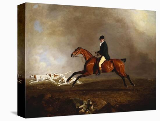 Thomas Mellish on His Hunter 'saucebox'-Benjamin Marshall-Premier Image Canvas