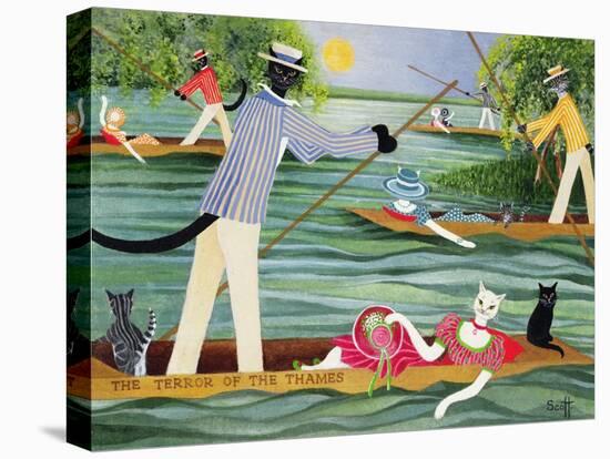 Those Summer Punts-Pat Scott-Premier Image Canvas