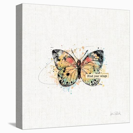 Thoughtful Butterflies II-Katie Pertiet-Stretched Canvas