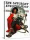 "Thoughts of Home" Saturday Evening Post Cover, June 14,1924-Norman Rockwell-Premier Image Canvas
