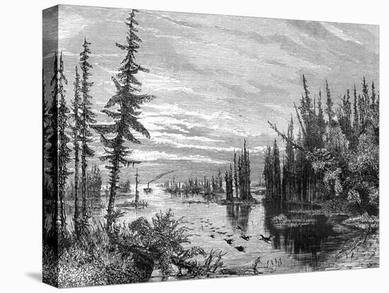 Thousand Islands Region, Ontario, Canada, 19th Century-Paul Huet-Premier Image Canvas