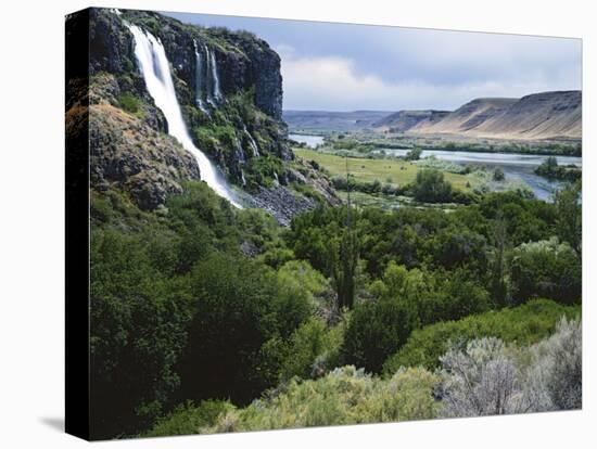 Thousand Springs, Snake River, Idaho, USA-Charles Gurche-Premier Image Canvas