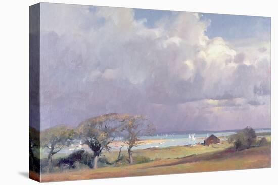 Threatening Storm in the Solent, 1989-Trevor Chamberlain-Premier Image Canvas