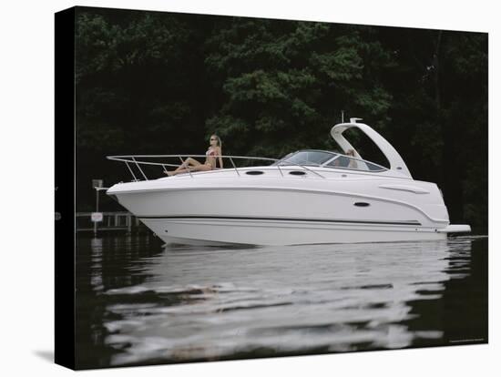 Three Adults on a Yacht-null-Premier Image Canvas