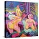 Three Bathers in a Stream-Ernst Ludwig Kirchner-Premier Image Canvas