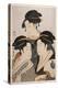 Three Beauties of the Present Day (Toji San Biji)-Kitagawa Utamaro-Premier Image Canvas