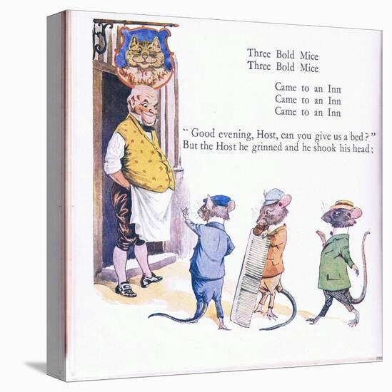 Three Bold Mice, Three Bold Mice, Come to an Inn-Walton Corbould-Premier Image Canvas