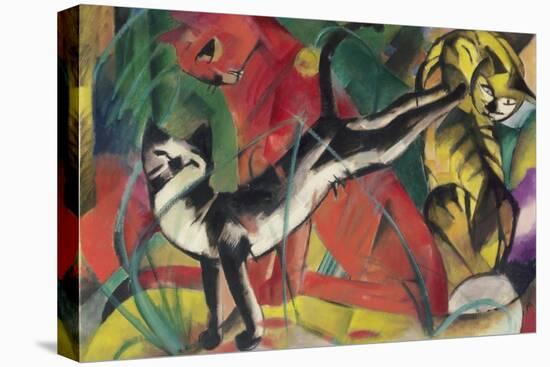 Three Cats, 1913-Franz Marc-Premier Image Canvas