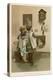 Three Children Break off from Their Game of Battledore and Shuttlecock to Admire the Cuckoo Clock-Harriet M. Bennett-Premier Image Canvas