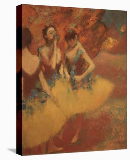 Three Dancers in Yellow Skirts, 1891-Edgar Degas-Stretched Canvas