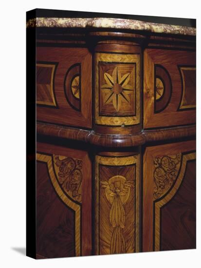 Three Drawer Commode with Rosewood and Kingwood Veneer Finish, 1770-1780, Italy, Detail-null-Premier Image Canvas