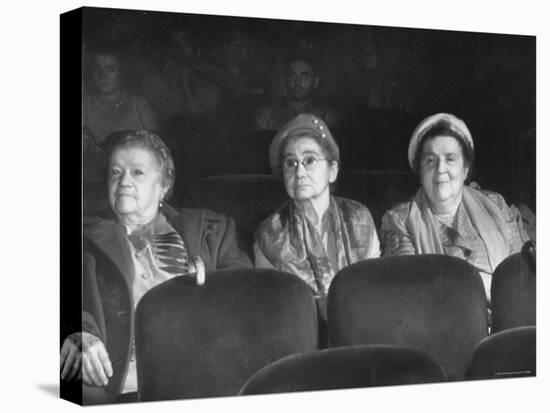 Three Elderly Ladies Watching "Carmen" in New York Theater-Yale Joel-Premier Image Canvas