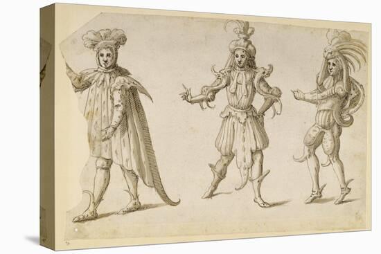 Three Fays, C.1611-Inigo Jones-Premier Image Canvas