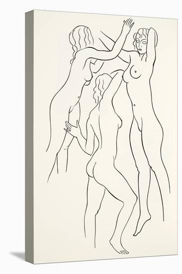 Three Female Nudes, 1938-Eric Gill-Premier Image Canvas