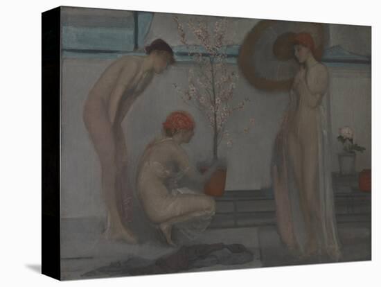 Three Figures: Pink and Grey-James Abbott McNeill Whistler-Premier Image Canvas