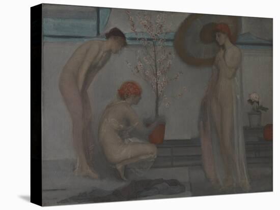 Three Figures: Pink and Grey-James Abbott McNeill Whistler-Premier Image Canvas
