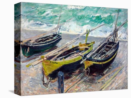 Three Fishing Boats-Claude Monet-Premier Image Canvas