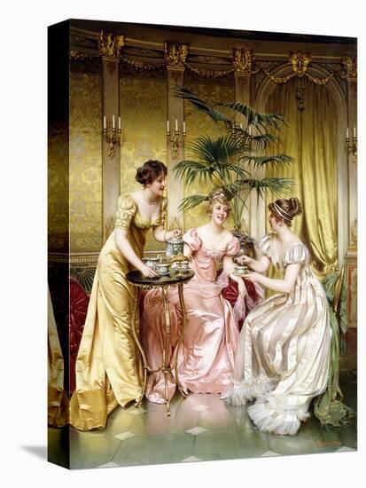 Three for Tea-Joseph Frederic Soulacroix-Premier Image Canvas