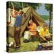 "Three Generations Camping", May 30, 1953-Mead Schaeffer-Premier Image Canvas