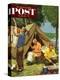 "Three Generations Camping" Saturday Evening Post Cover, May 30, 1953-Mead Schaeffer-Premier Image Canvas