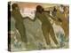 Three Girls Bathing-Edgar Degas-Premier Image Canvas