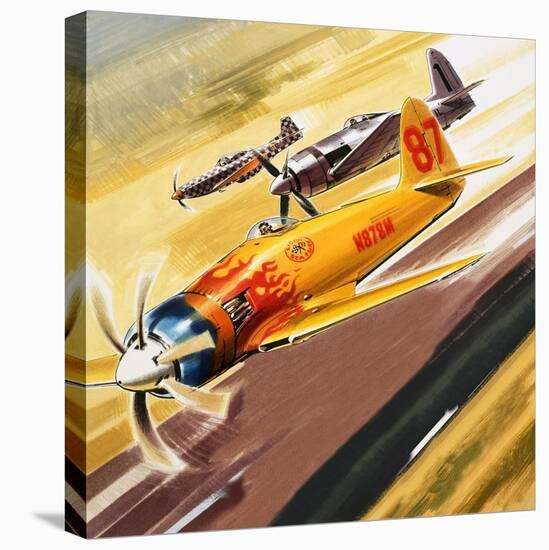 Three 'Hot Rod' Racers from Aerobatic Competitions-Wilf Hardy-Premier Image Canvas