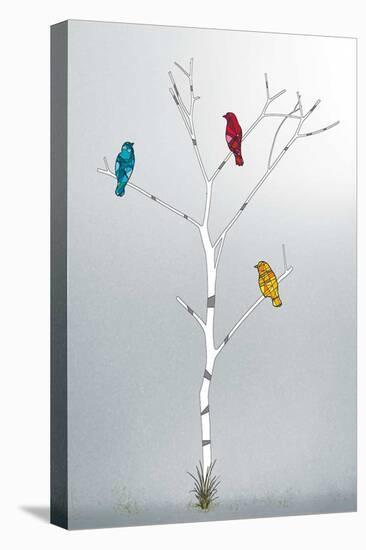 Three in a Tree-Marvin Pelkey-Stretched Canvas