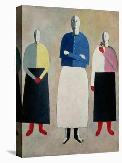 Three Little Girls, 1928-32-Kasimir Malevich-Premier Image Canvas