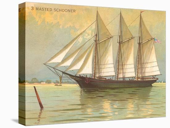 Three-masted Schooner-null-Stretched Canvas