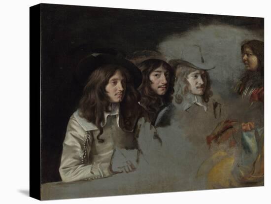 Three Men and a Boy-Louis Le Nain-Premier Image Canvas
