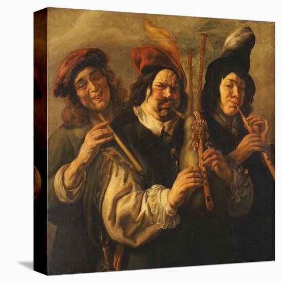 Three Musicians-Jacob Jordaens-Premier Image Canvas