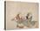 Three Old Men Drinking, C.1844-53-K?sh?-Premier Image Canvas