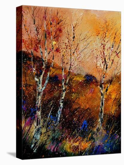 Three Poplars-Pol Ledent-Stretched Canvas