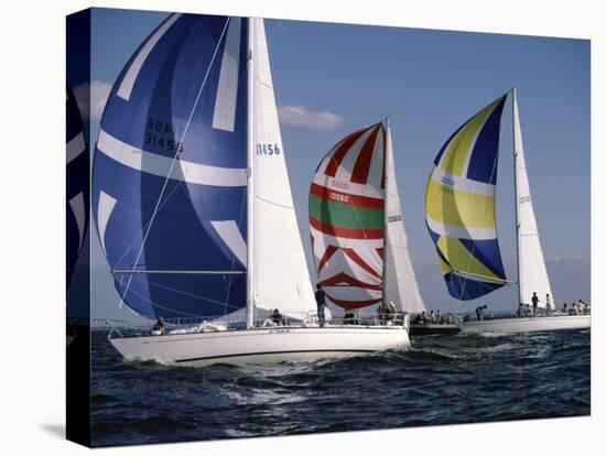 Three Sailboats-null-Premier Image Canvas