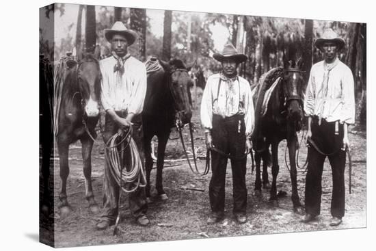 Three Seminole Indians-American Photographer-Premier Image Canvas