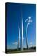 Three soaring spires of Air Force Memorial at One Air Force Memorial Drive, Arlington, Virginia...-null-Premier Image Canvas