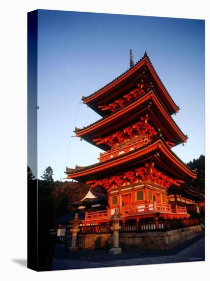 Three-Story Pagoda of Kiyomizu Temple (Kiyomizudera), Kyoto, Japan,-null-Premier Image Canvas