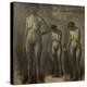 Three studies of female nude, 1909-10-Vilhelm Hammershoi-Premier Image Canvas