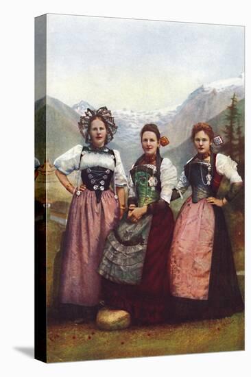 Three Swiss girls, 1912-Unknown-Premier Image Canvas