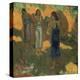 Three Tahitian Women Against a Yellow Background-Paul Gauguin-Premier Image Canvas